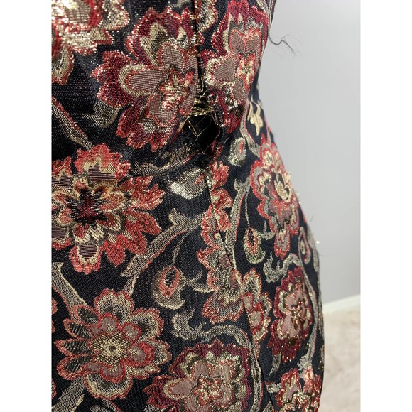 Vintage 90s Jessica McClintock VictorianGoth SteamPunk Witchy Belle Epoque Dress - Picture 10 of 11